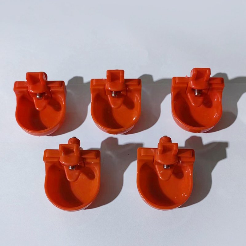 Poultry feeding bowl cross shaped water dispenser